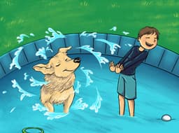 A boy and his dog - Summer