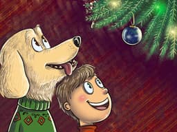 A boy and his dog - Winter