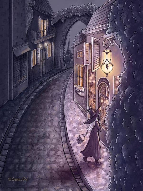 witch shopping district